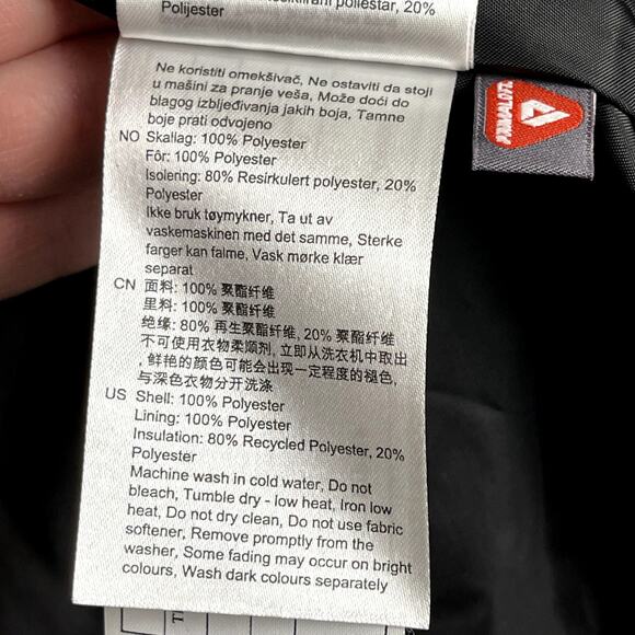 Helly Hansen Canyon Red Orange Quilted Insulator Jacket Size Medium Outdoorsy - Picture 12 of 14